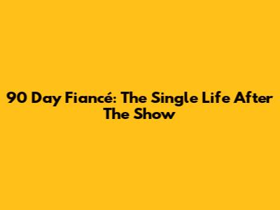 90 Day Fiancé: The Single Life After The Show