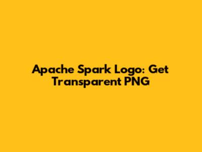 Apache Spark Logo: Get Transparent PNG