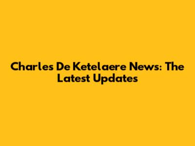 Charles De Ketelaere News: The Latest Updates
