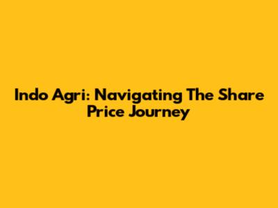 Indo Agri: Navigating The Share Price Journey