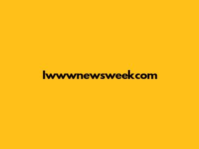 Iwwwnewsweekcom