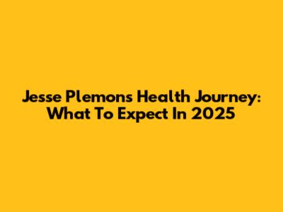 Jesse Plemons' Health Journey: What To Expect In 2025