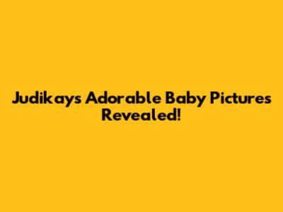 Judikay's Adorable Baby Pictures Revealed!