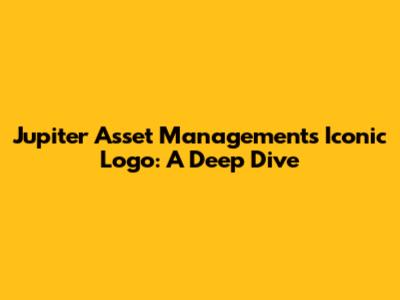 Jupiter Asset Management's Iconic Logo: A Deep Dive