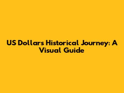 US Dollar's Historical Journey: A Visual Guide