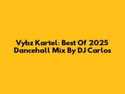 Vybz Kartel: Best Of 2025 Dancehall Mix By DJ Carlos