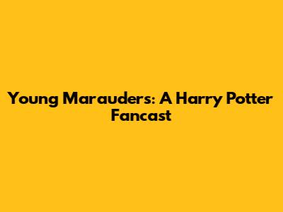 Young Marauders: A Harry Potter Fancast